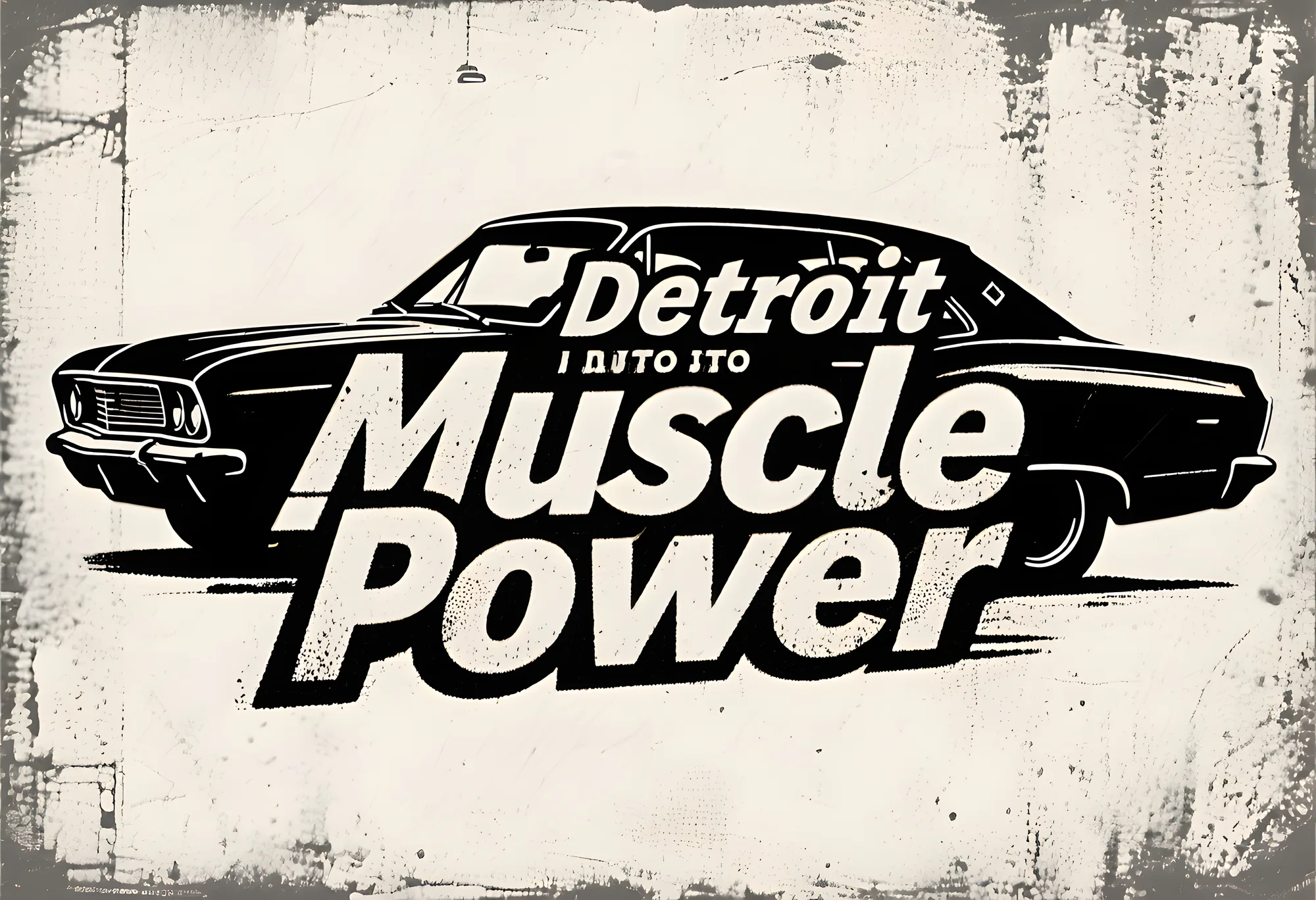 PixuPrint Detroit Muscle