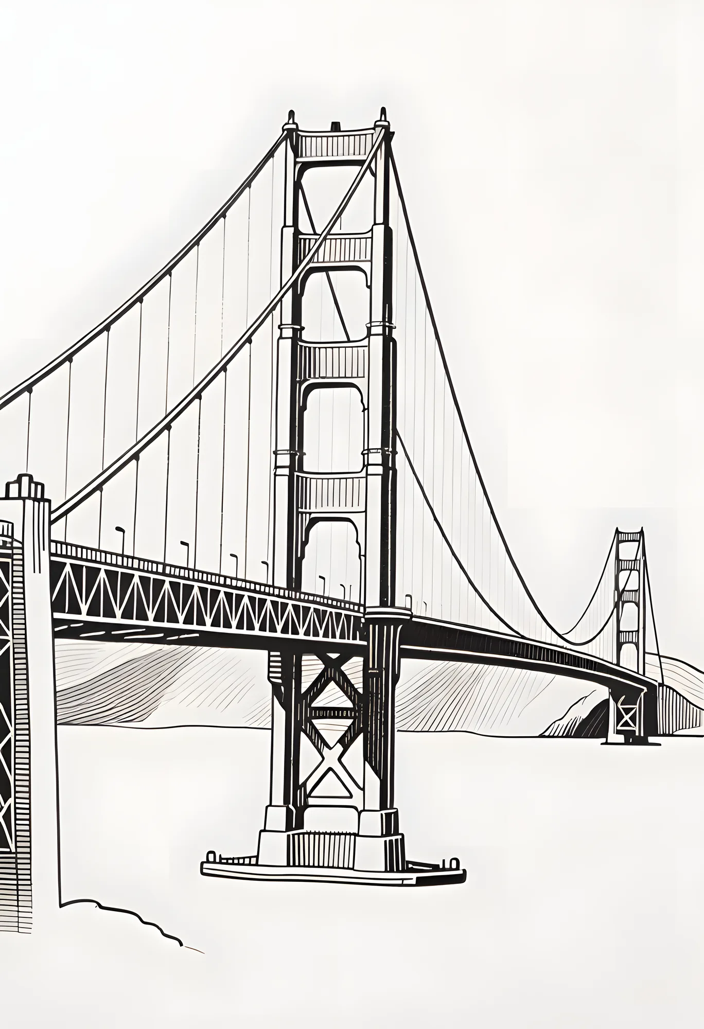 PixuPrint Golden Gate Elegance