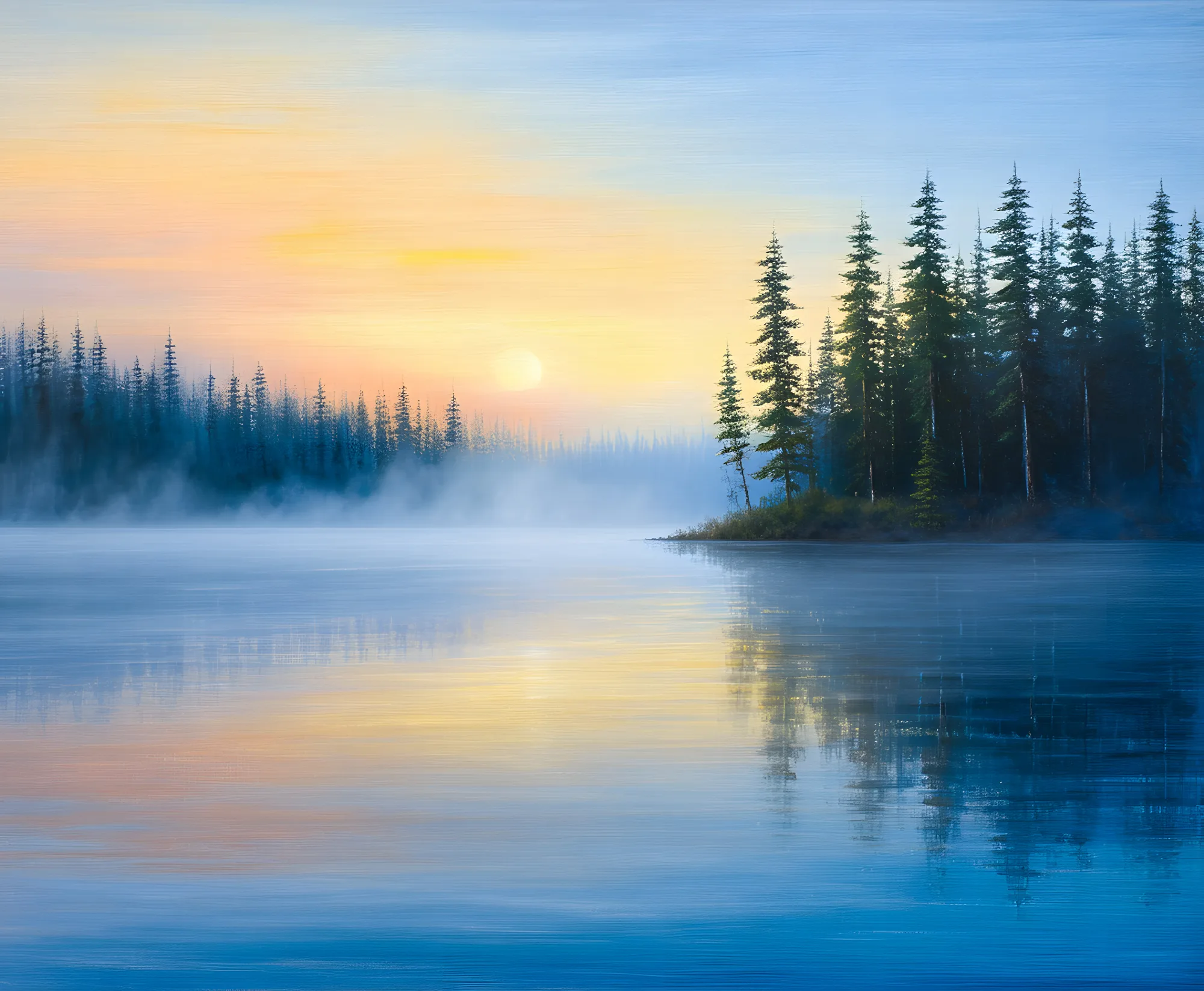 PixuPrint Island in the Dawn