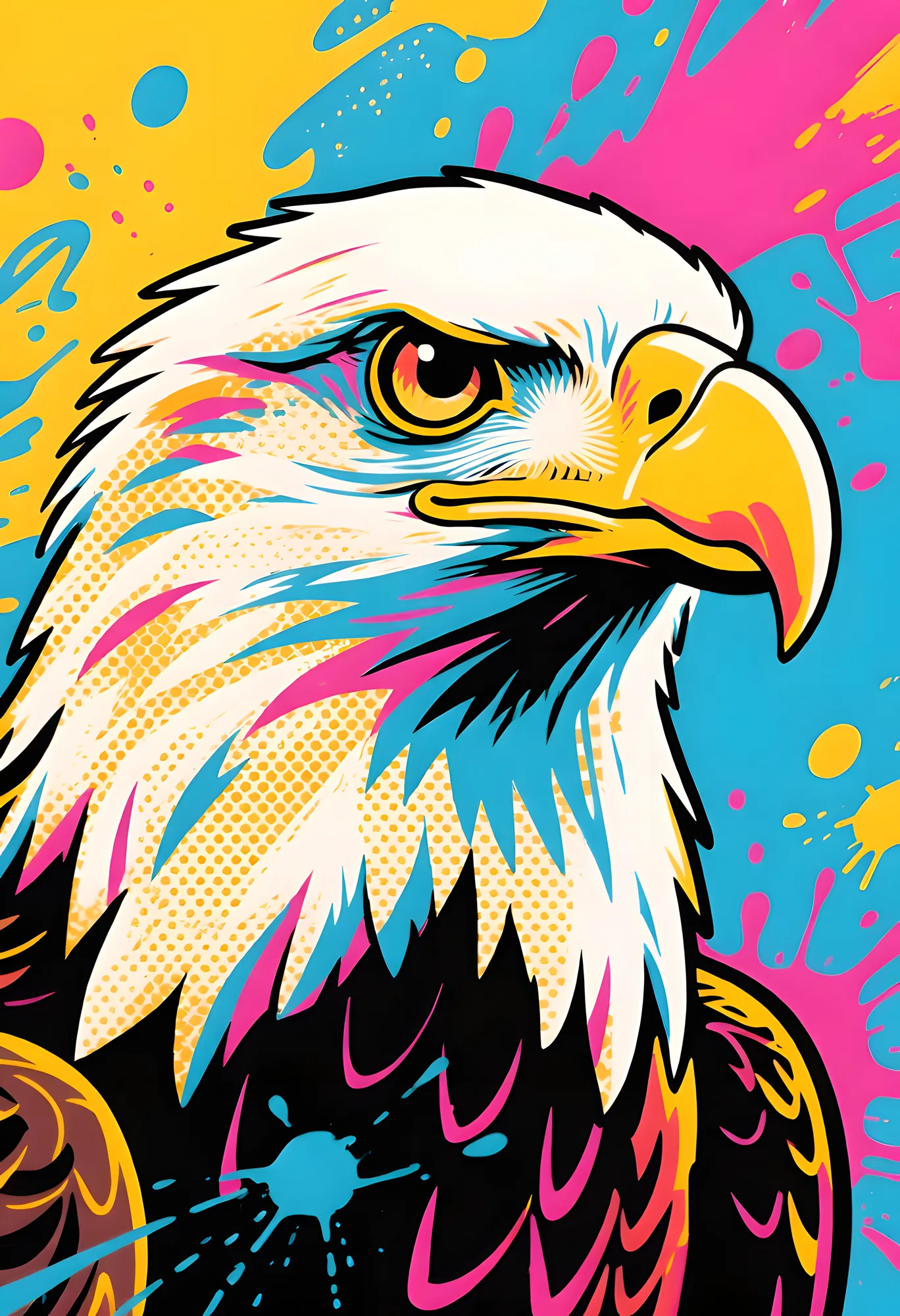 PixuPrint Neon Eagle