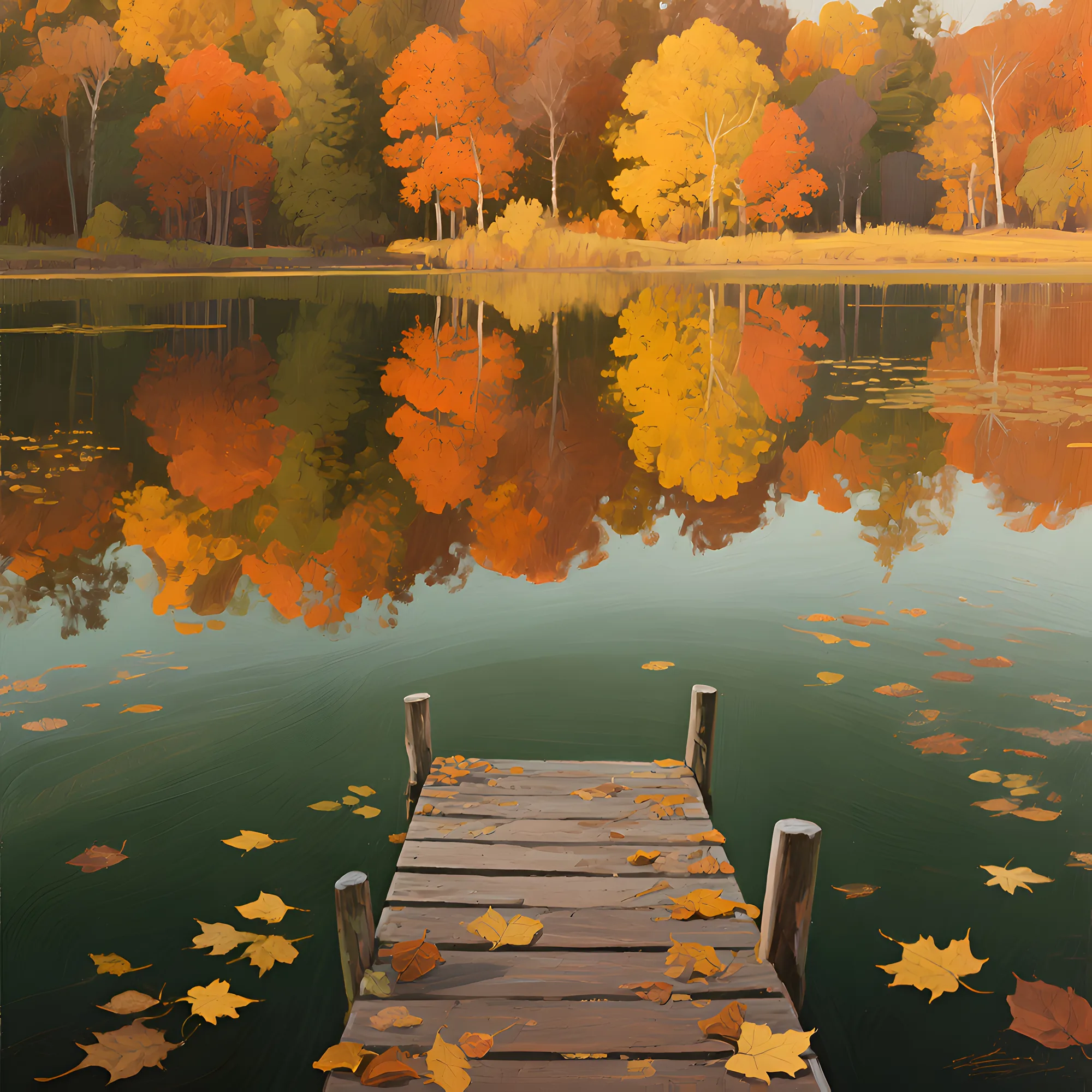 PixuPrint October on the Lake