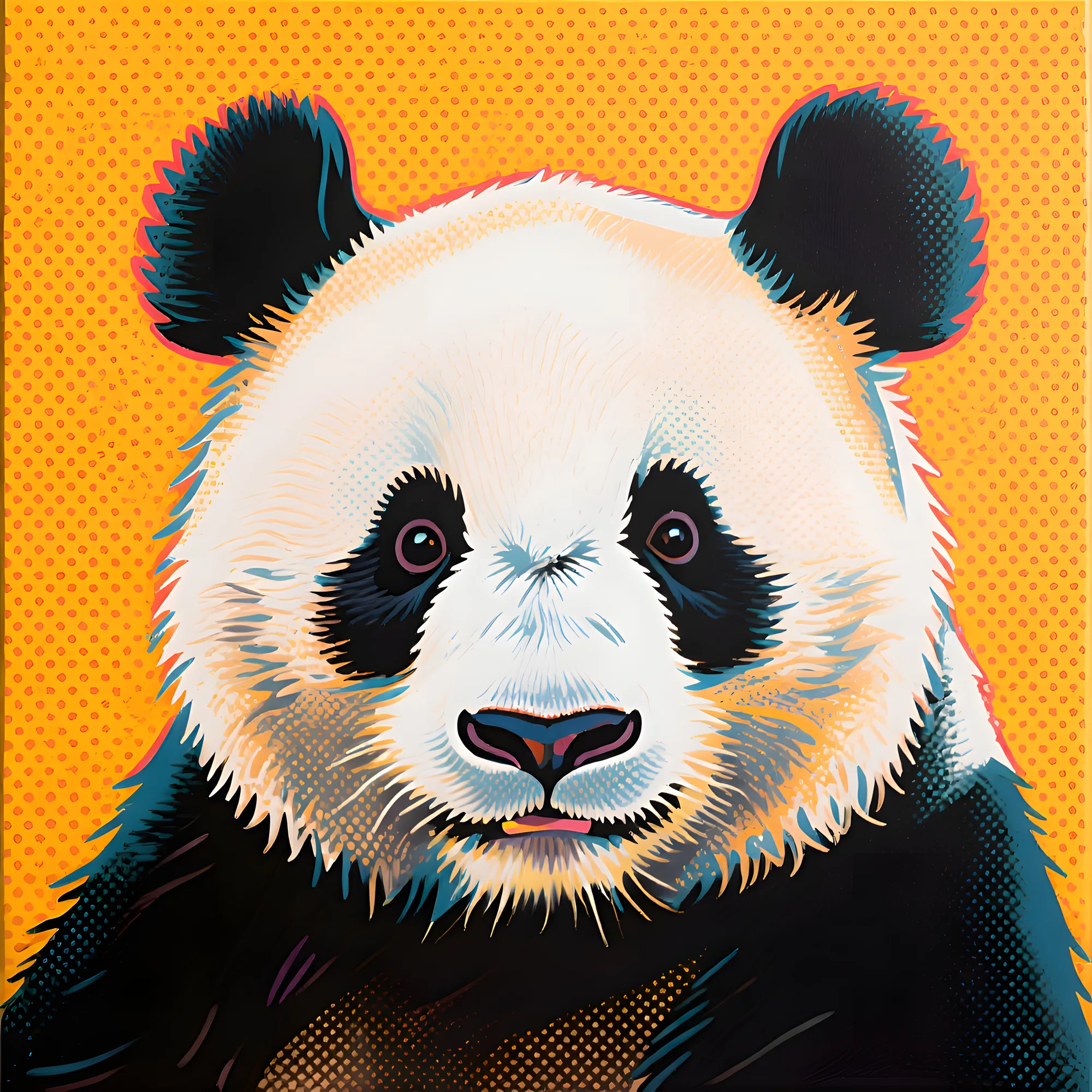 PixuPrint Pop Art Panda