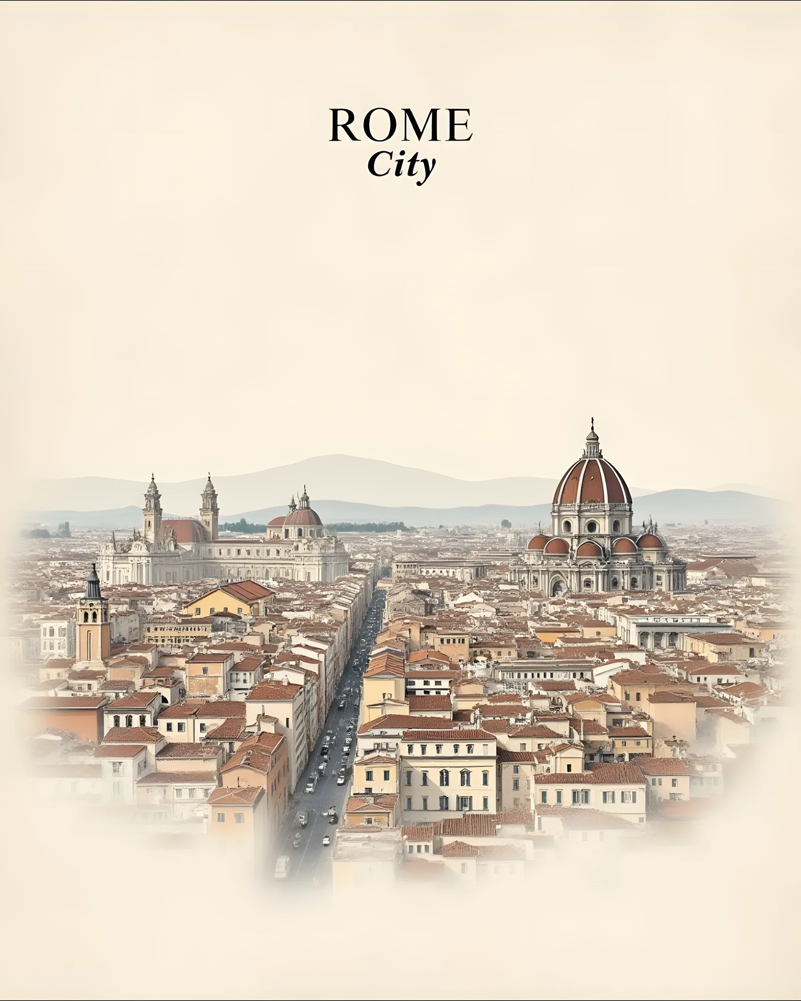 PixuPrint Rome Eternal City Print