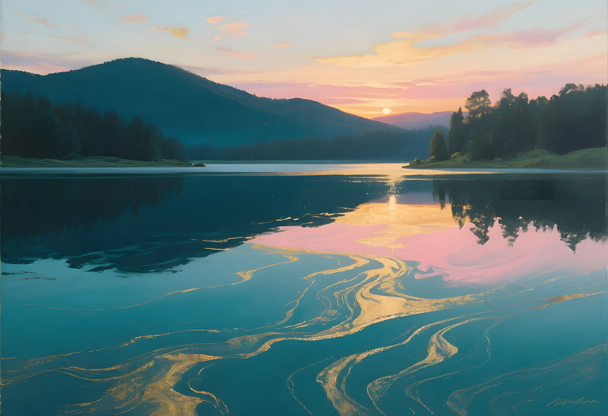 PixuPrint Turquoise Enchantment