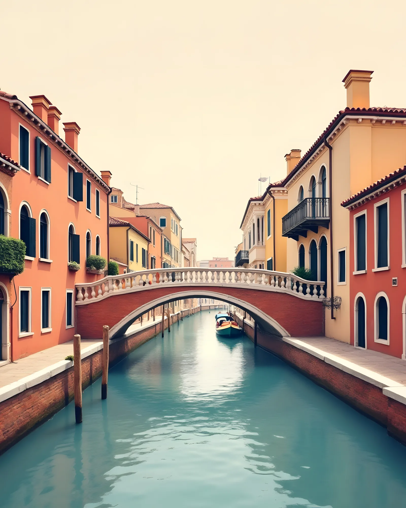 PixuPrint Venice Canal Wall Art